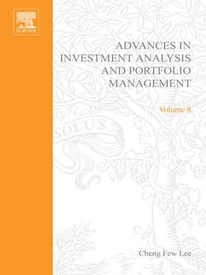 cover image of Advances in Investment Analysis and Portfolio Management